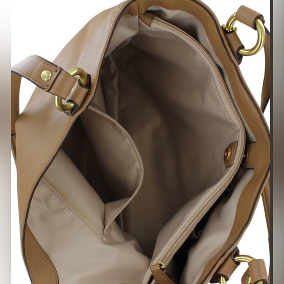 NWT! Coach Campbell Leather Belle Carryall